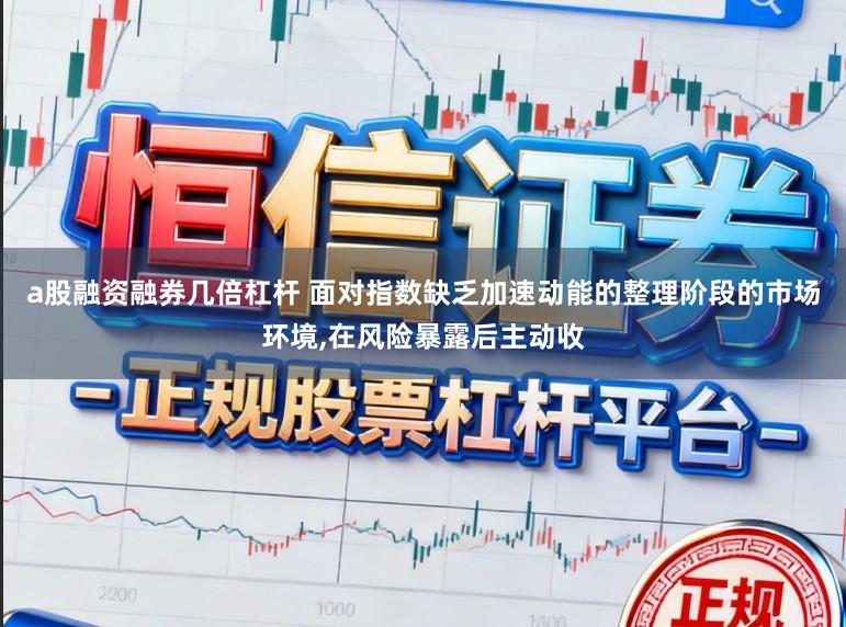 a股融资融券几倍杠杆 面对指数缺乏加速动能的整理阶段的市场环境,在风险暴露后主动收