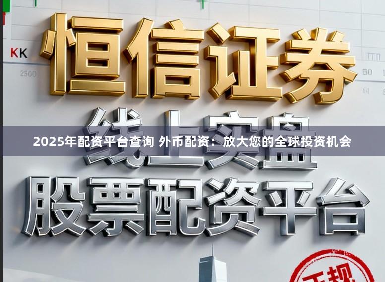 2025年配资平台查询 外币配资：放大您的全球投资机会