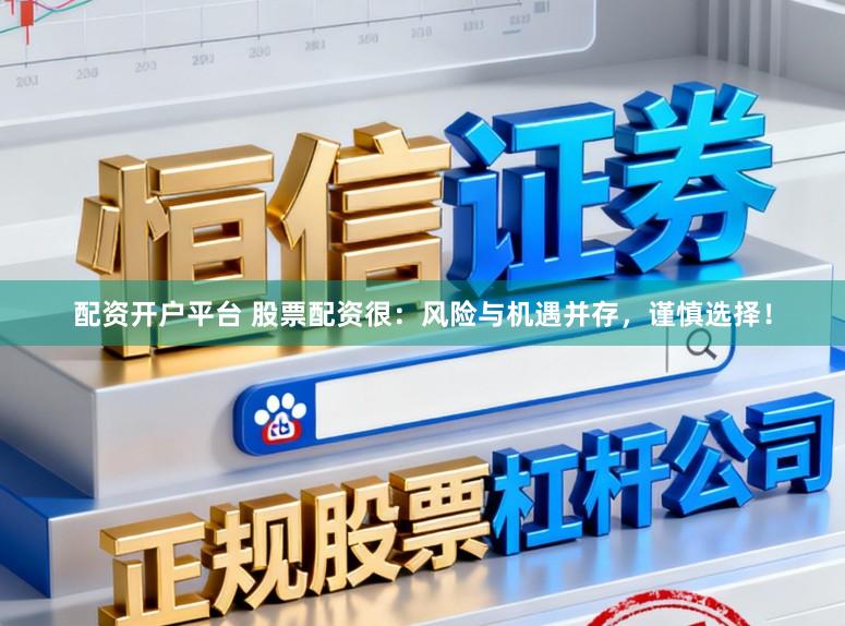 配资开户平台 股票配资很：风险与机遇并存，谨慎选择！