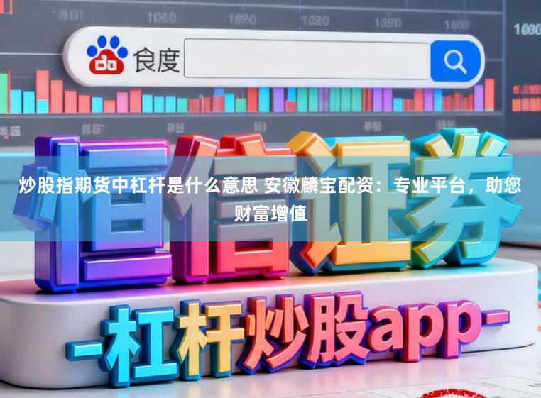 炒股指期货中杠杆是什么意思 安徽麟宝配资：专业平台，助您财富增值